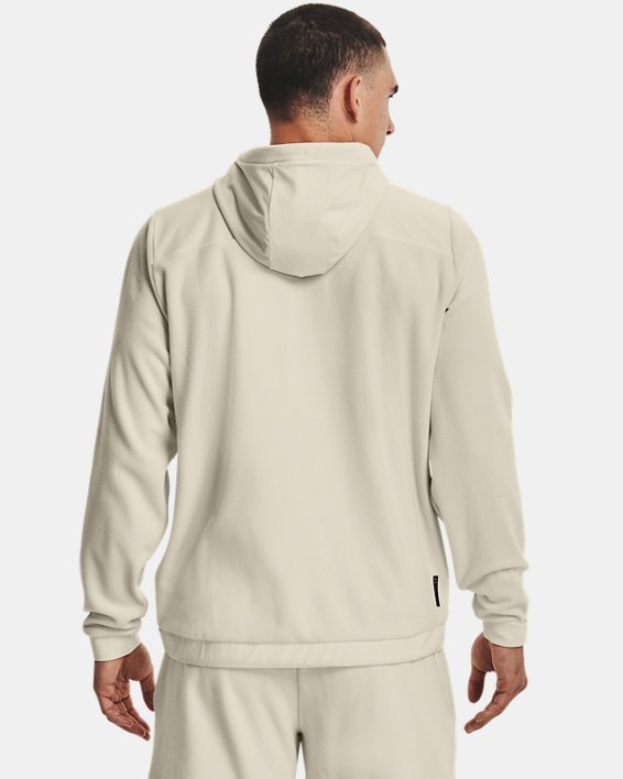 Men's UA RUSH™ Fleece Full-Zip Hoodie, Brown, pdpMainDesktop image number 1